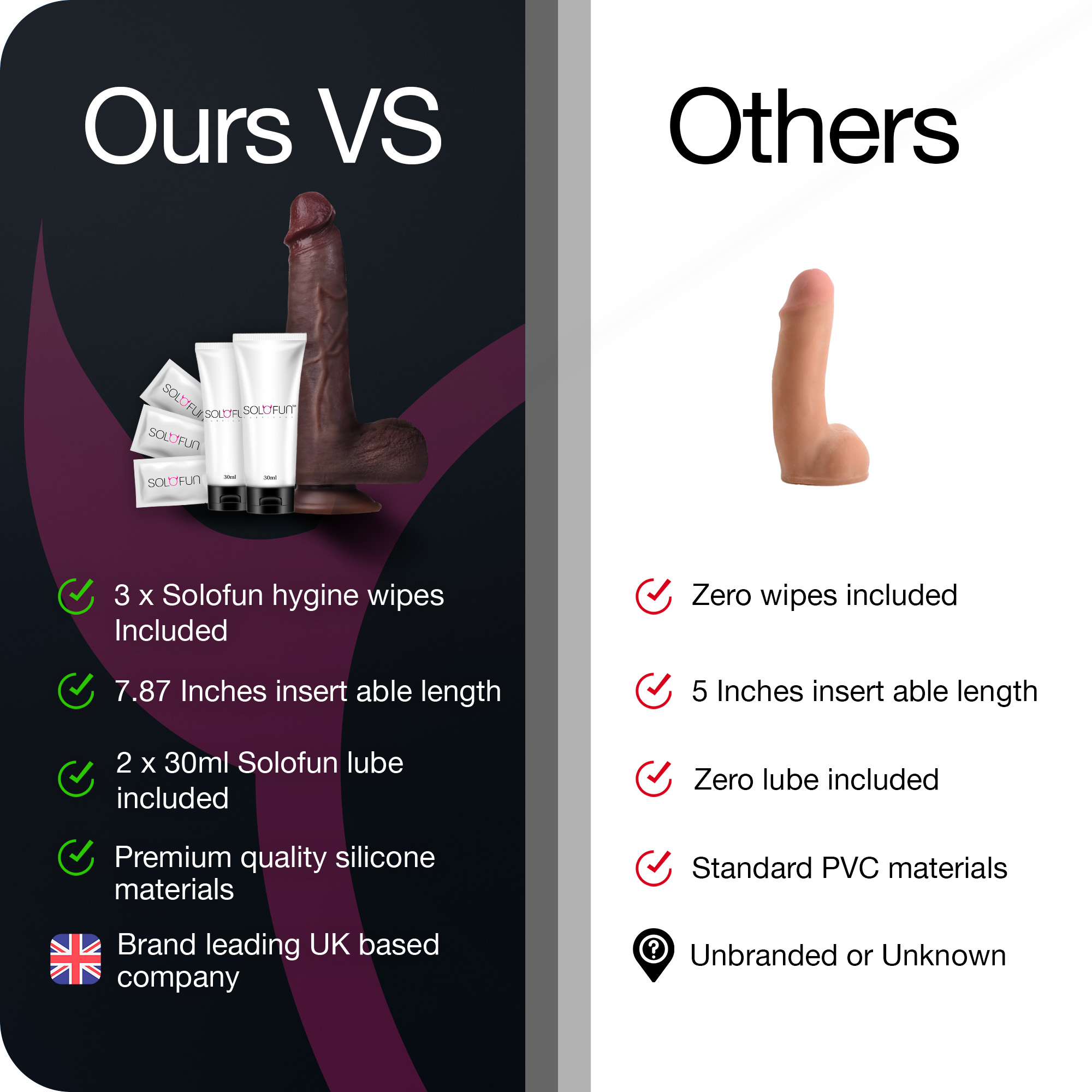 Big Black Dildo - 11 inches