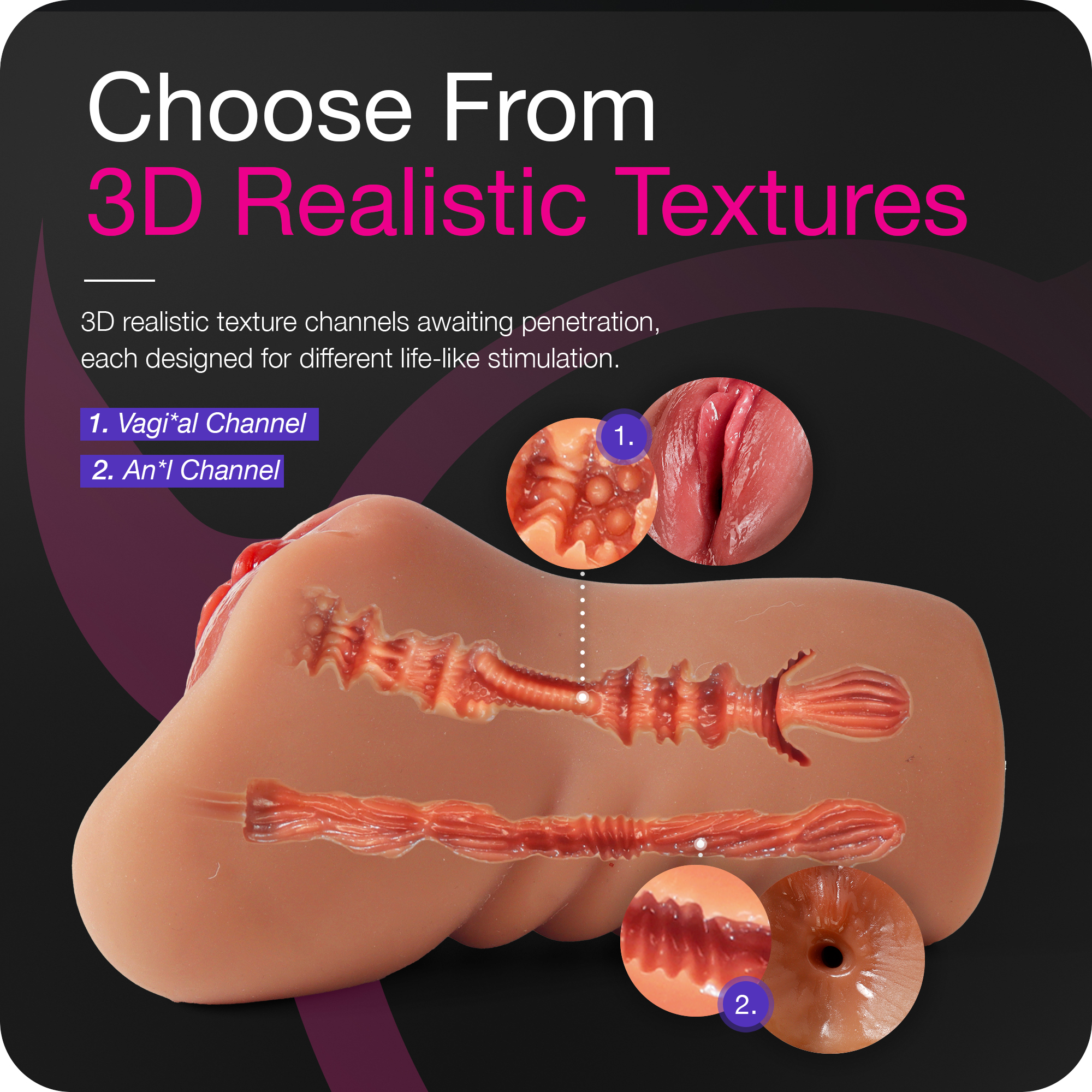SoloFun Pocket Pleasure - Realistic toy for men